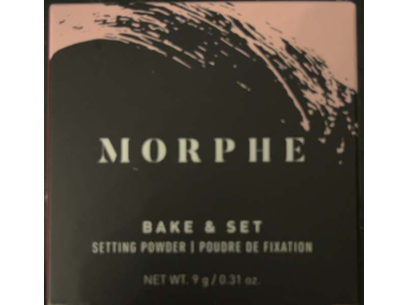 Morphe Bake & Set Setting Powder, Brightening Pink, 0.31 oz/0.9 g