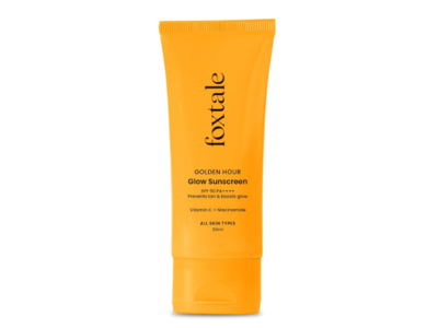 Foxtale Golden Hour Glow Sunscreen, SPF 50 PA++++, 50 mL