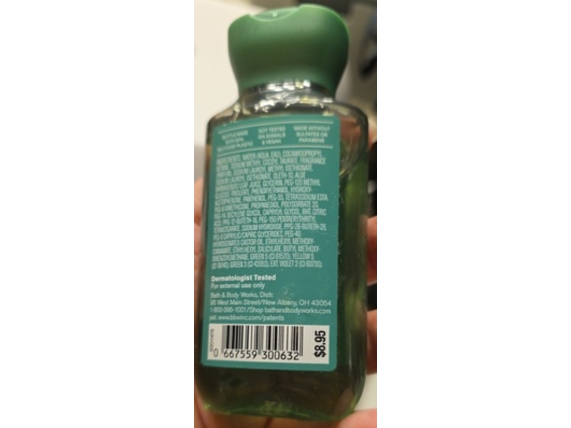 Bath & Body Works Vanilla Bean Noel Body Wash, Pro-Vitamin B5 + Aloe, 3 fl oz/88 mL