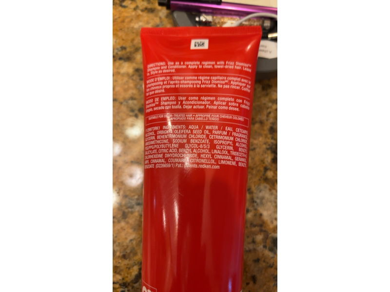 Redken Frizz Dismiss Rebel Tame Leave-In Smoothing Control Cream, 8.5 Fl oz/250 ml