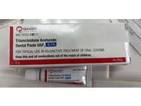 Triamcinolone Acetonide Dental Paste USP, 0.1%, 5 g, Quagen Pharma (RX) - thumbnail 2