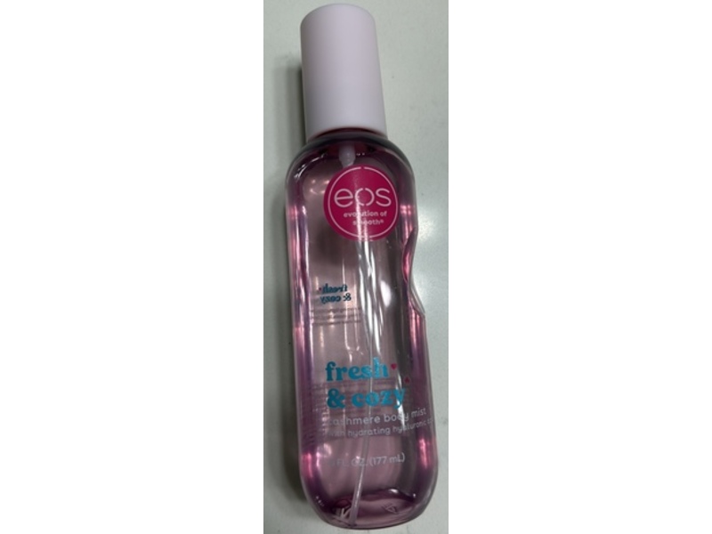 eos Cashmere Body Mist, Fresh & Cozy, Hyaluronic Acid, 6 fl oz/177 mL