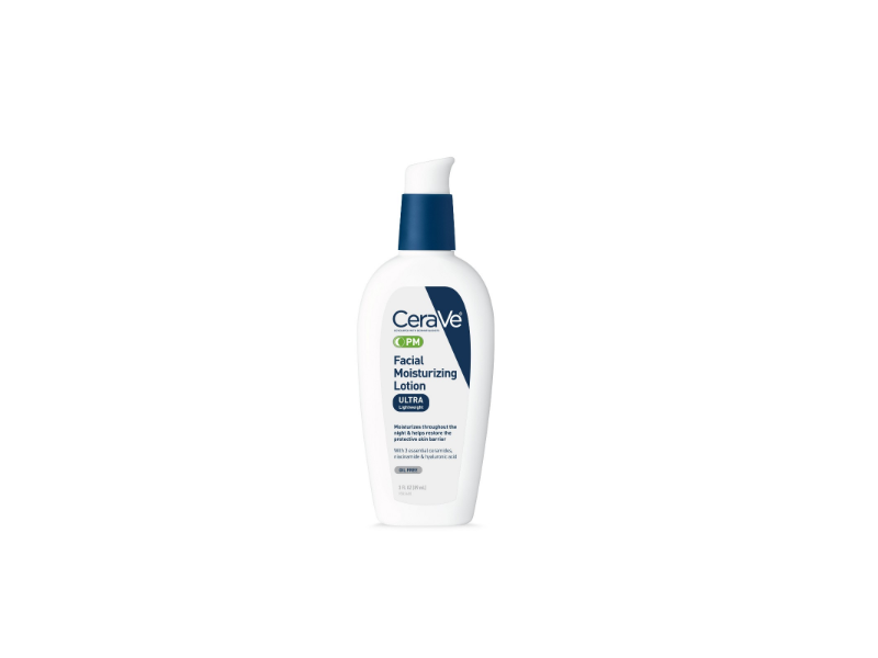 CeraVe PM Facial Moisturizing Lotion 3 oz with CeraVe Eye ...