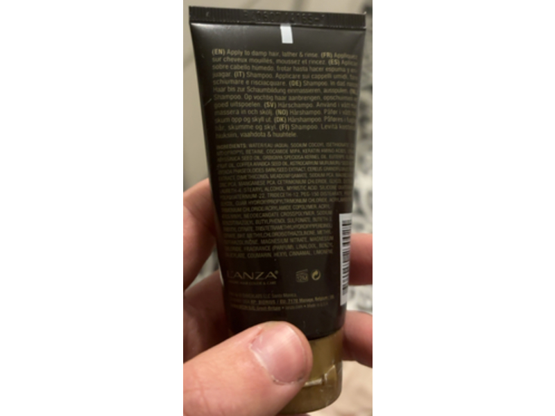 L'ANZA Keratin Healing Oil Lustrous Shampoo, 1.7 fl oz/50 mL