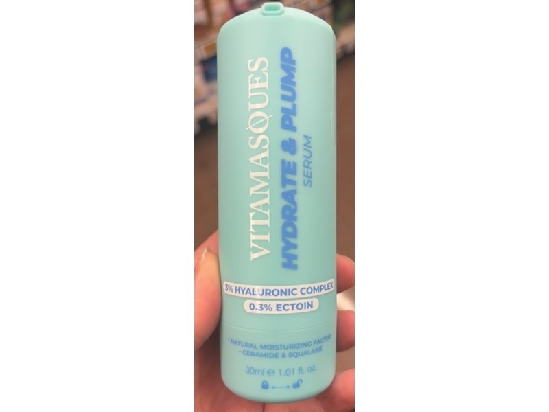Vitamasques Serum, Hydrate & Plump, 1.01 fl oz/30 mL