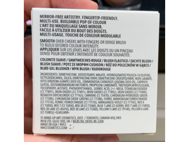 M.A.C Glow Play Cushiony Blush, Plush Pepper, 0.25 oz/7.3 g