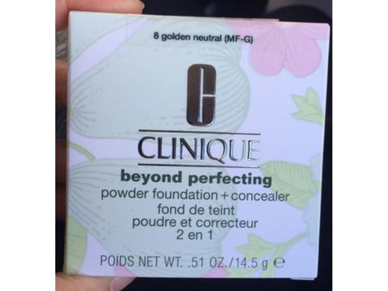 Clinique Beyond Perfecting Powder Foundation + Concealer, 8 Gold Neutral, 0.51 oz/14.5 g