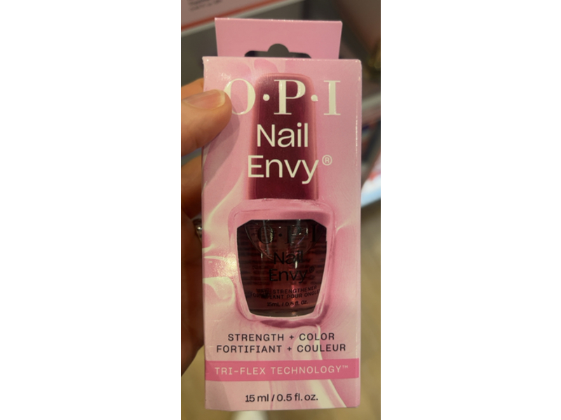 O.P.I Nail Envy Nail Strengthener, Pink To Envy, 0.5 fl oz/15 mL
