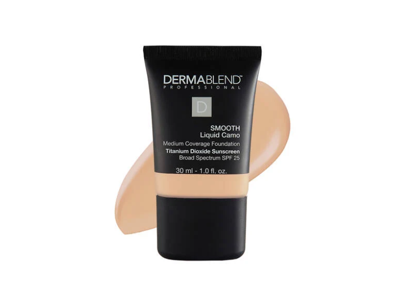 Dermablend Professional Smooth Liquid Camo Foundation, SPF 25, 10N Cream, 30 mL
