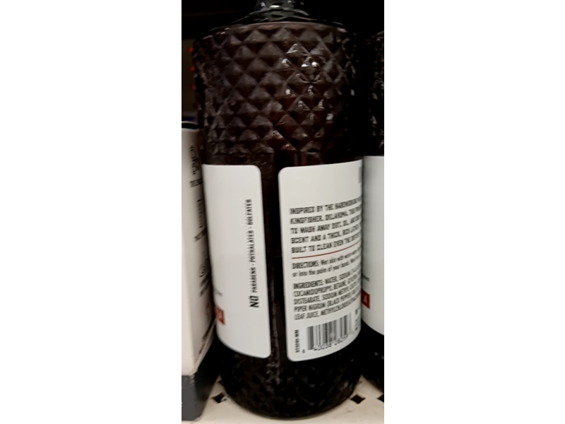 Kingfisher Grooming Co. Body Wash, Smoky Mountain & Vanilla, 18 fl oz/532 mL