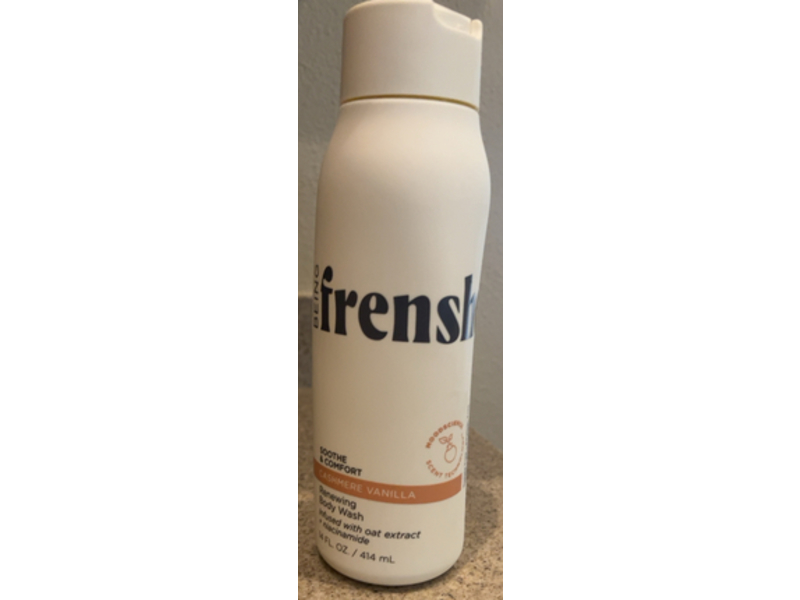 Being Frenshe Renewing Body Wash, Niacinamide, Fresh Cashmere Vanilla, 14 fl oz/414 mL