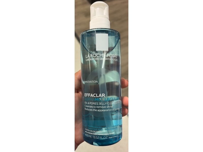 La Roche-Posay Effaclar Supramolecular Oil & Pores Jelly Cleanser, 13.52 fl oz/400 mL