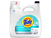 Tide Odor Refresh Free & Gentle Laundry Detergent, Unscented, 83 Loads, 117 fl oz/3.46 L - Image 2