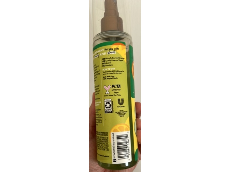 Beloved Fine Fragrance Body Mist, Mandarin & Cucumber, 8 fl oz