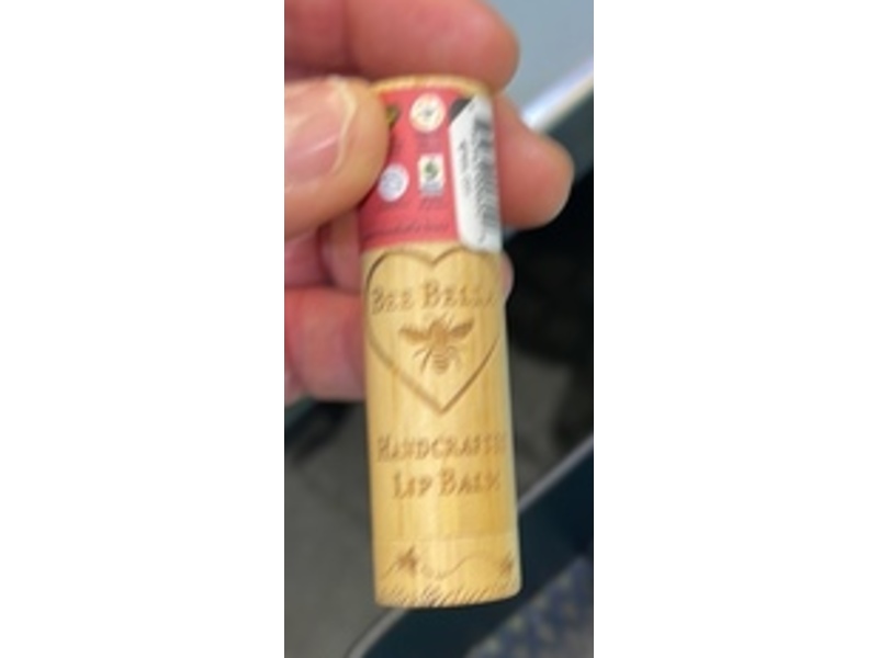 Bee Bella Handcrafted Lip Balm, Cherry,