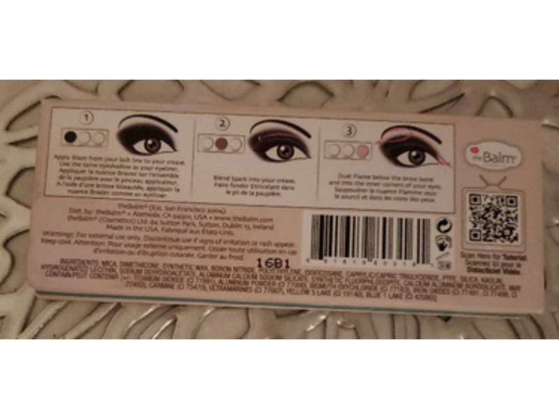 TheBalm Smoke Balm Smokey Eye Palette, 0.36 oz/10.2 g