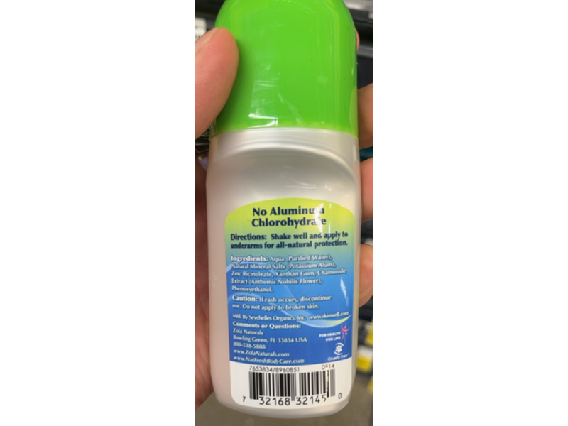 Naturally Fresh Roll - On Crystal Deodorant, 3 fl oz/90 mL