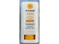 Little Urchin Kids Natural Zinc Stick Clear Sunscreen, SPF 50+, 0.70 oz/20 g - thumbnail 2