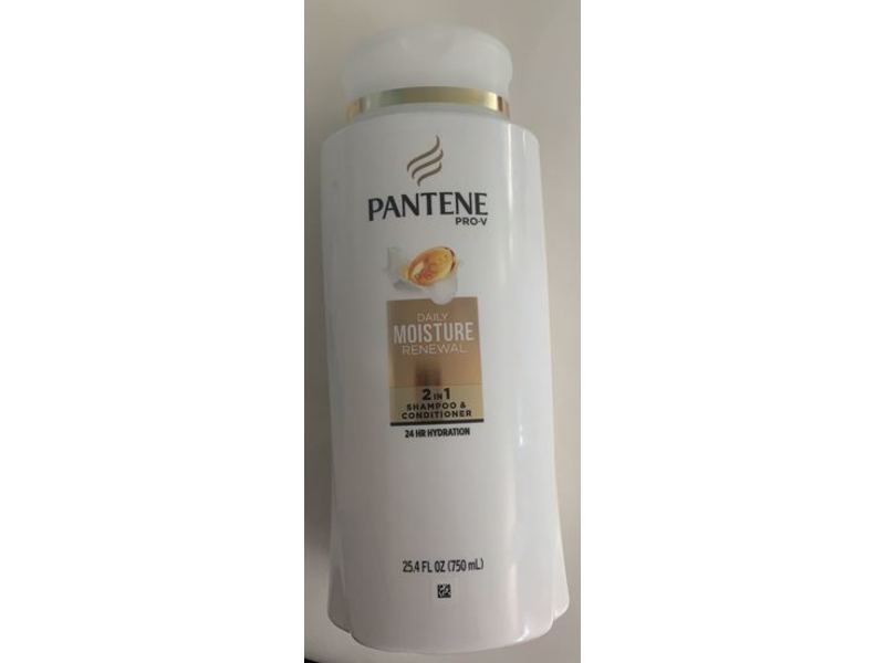 Pantene Pro-V Daily Moisture Renewal 2 In 1 Shampoo & Conditioner, 25.4 fl oz/750 mL