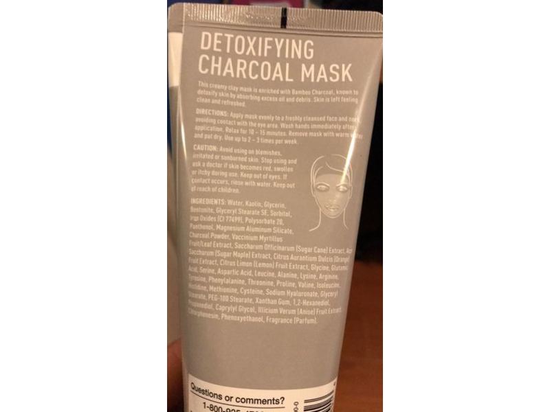 Studio 35 Beauty Detoxifying Charcoal Mask, Bamboo Charcoal & Sugar Cane Extract, 6 fl oz/177 mL