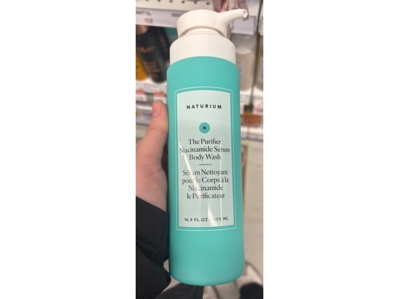 Naturium The Purifier Niacinamide Serum Body Wash, 16.9 fl oz/500 mL