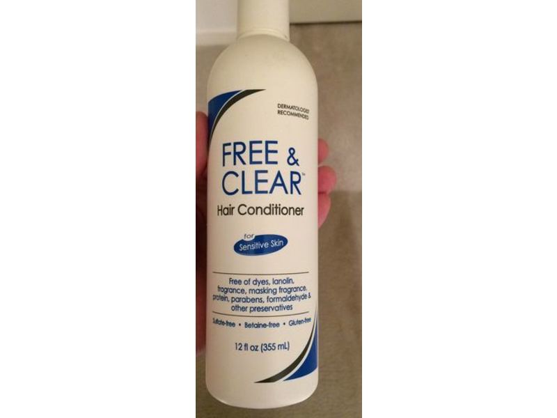 Free & Clear Hair Conditioner, 12 fl oz/355 mL.