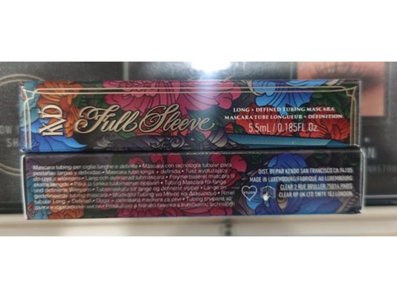 KVD Full Sleeve Long + Defined Tubing Mascara, 10 Ink Black, 0.185 fl oz/5.5 mL