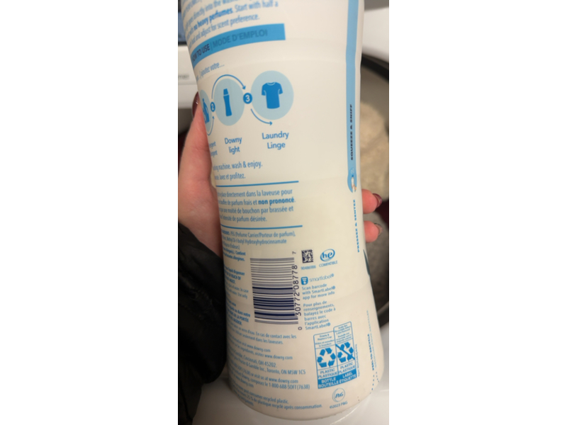 Downy Light In - Wash Scent Booster, Ocean Mist, 18.2 oz/515 g