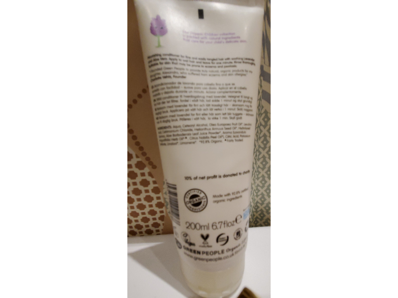 Green People Organic Children Conditioner, Lavender Burst, 200 mL