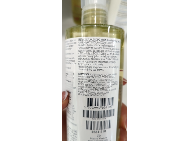 Dexeryl Cleansing Oil, 500 mL