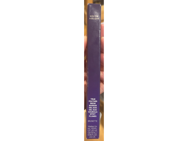 Kevyn Aucoin True Feather Brow Marker Gel Duo, Brunette, 0.01 fl oz/0.4 mL