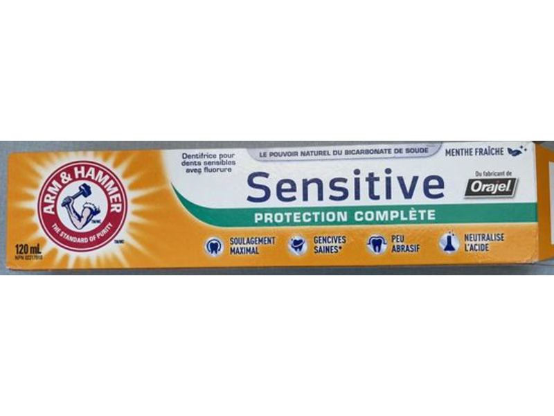 Arm & Hammer Sensitive Protection Complete Paste, 120 mL