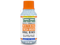 Thera Breath Dentist Formulated Whitening Fresh Breath Oral Rinse, Dazzling Mint, 3 fl oz/88.7 mL - thumbnail 1