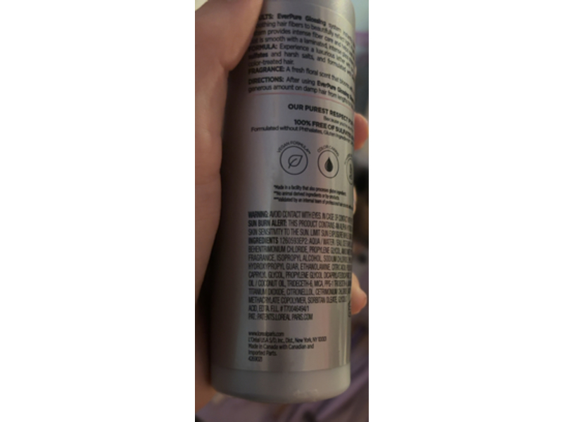 L'Oreal Paris Ever Pure Glossing Lamination Mask, 5.1 fl oz/150 mL