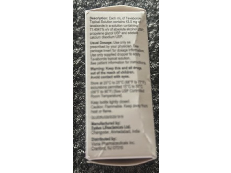 Tavaborole Topical Solution 5%, 10 mL, Viona (Rx)