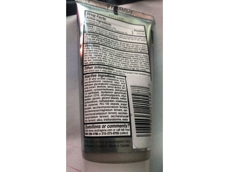 Neutrogena Sport Face Oil-Free Broad Spectrum Sunscreen Lotion, SPF 70+, 2.5 fl oz/73 mL