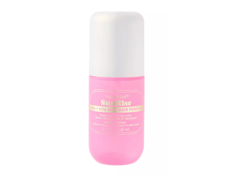 NaturreWell Sunrise 2-In-1 Vita Mist Hair Perfume, Bouncy Scented, 2.2 fl oz/65 mL