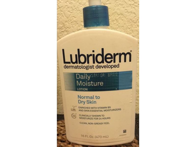 Lubriderm Daily Moisture Lotion, Normal To Dry Skin, 16 fl oz/473 mL