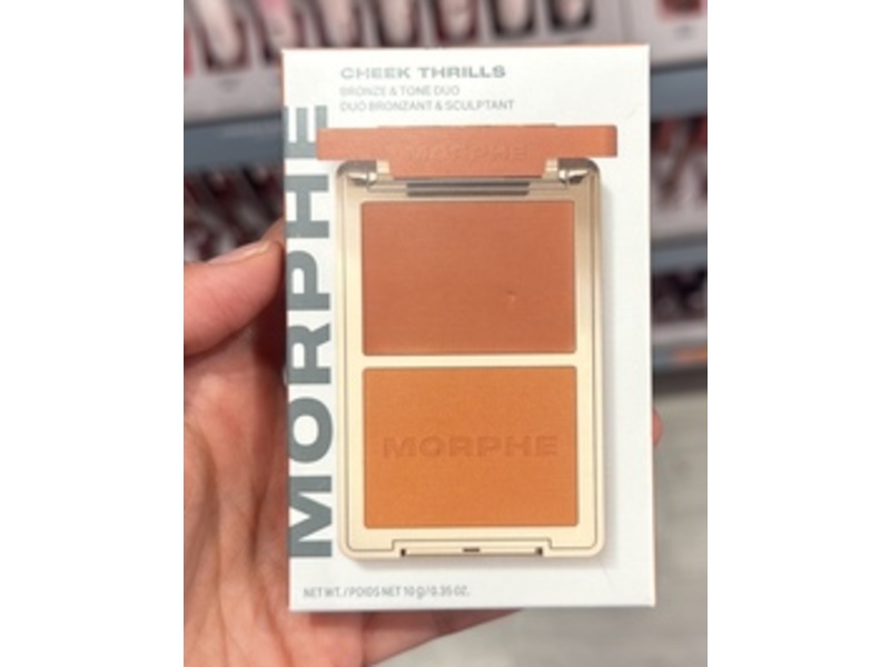 Morphe Cheek Thrills Bronze & Tone Duo, Amalfi Coast, 0.35 oz/10 g