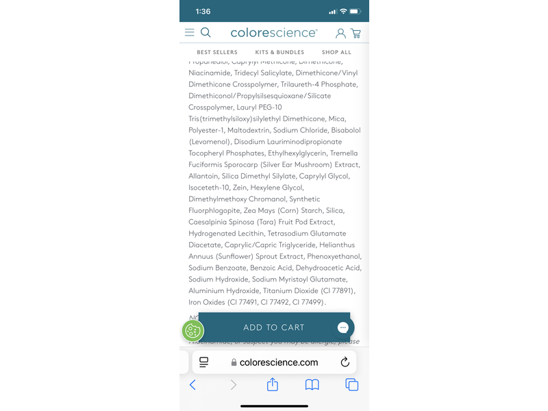 Colorescience Sunforgettable Total Protection Face Shield, Glow, SPF 50 PA++++, 1.8 fl oz/55 mL