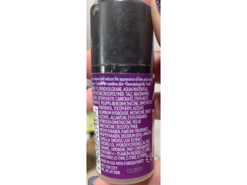 Covergirl Simply Ageless Age Defy Liquid Foundation, 120 Creamy Natural, 0.5 fl oz/15 mL