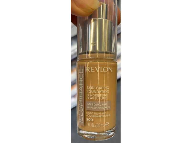 Revlon Illuminance Skin-Caring Foundation, 209 Buff Beige, 1 fl oz/30 mL