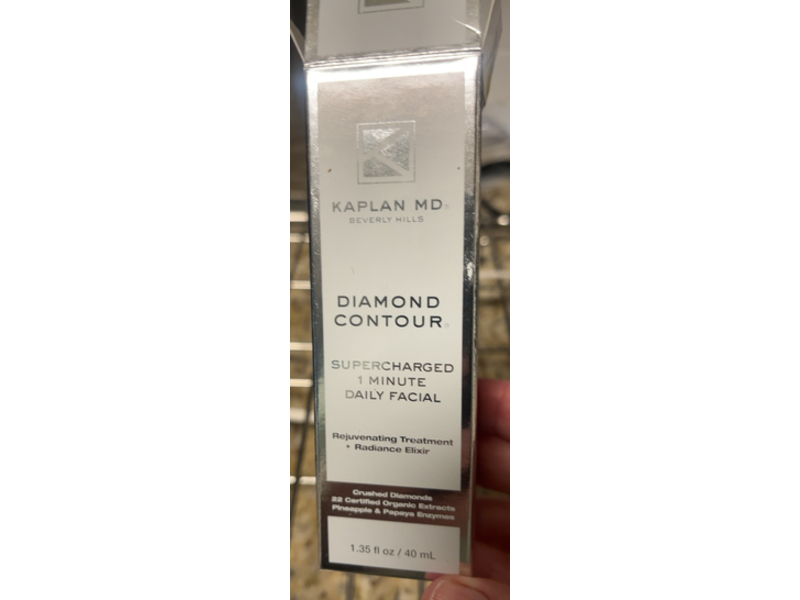 Kaplan MD Beverly Hills Supercharged 1 Minute Daily Facial Rejuvenating Treatment + Radiance Elixir, Diamond Contour, 1.35 fl oz/40 mL