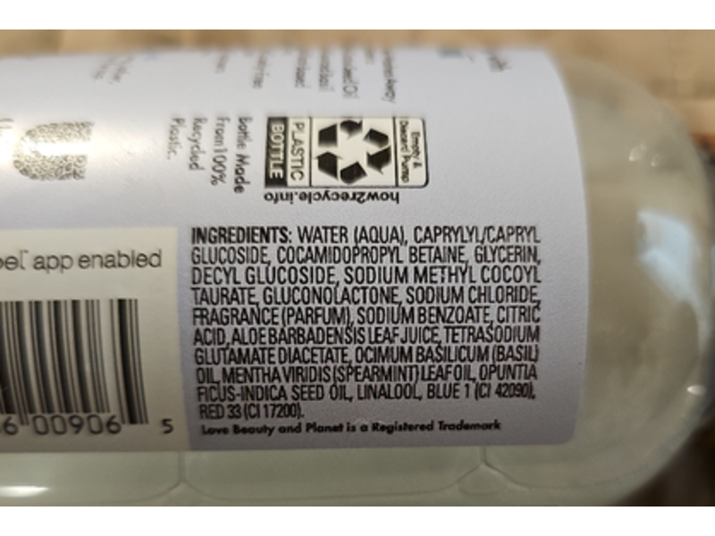 Love Beauty & Planet Foaming Hand Wash, Cactus flower & Basil, 8 fl oz