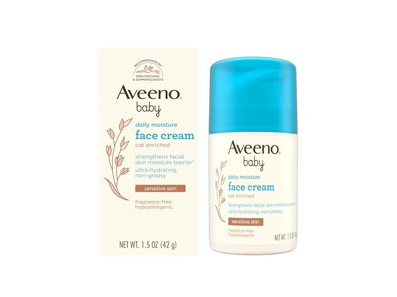 Aveeno Baby Daily Moisture Face Cream, 1.5 oz/42 g