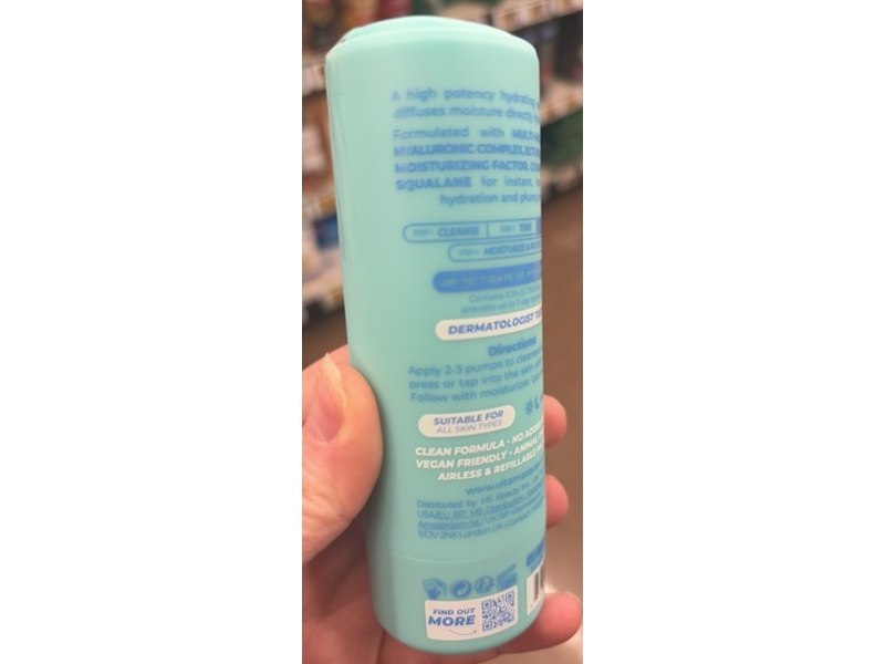 Vitamasques Serum, Hydrate & Plump, 1.01 fl oz/30 mL