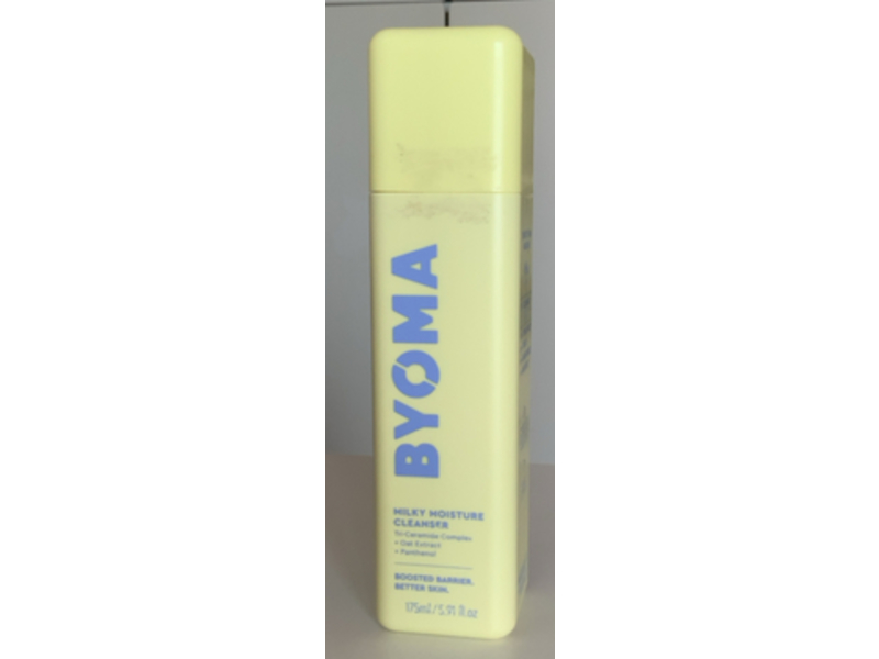Byoma Milky Moisture Cleanser, Tri-Ceramide Complex + Oat Extract + Panthenol, 5.91 fl oz/175 mL