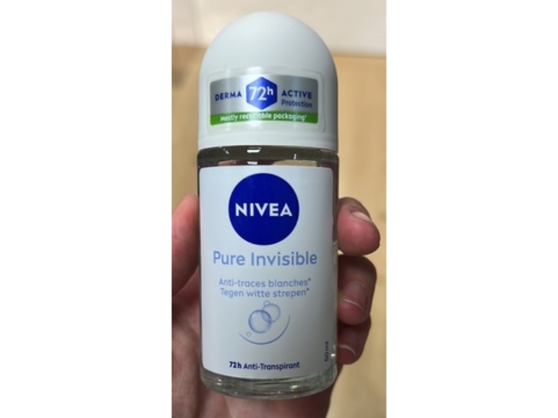Nivea Pure Invisible Anti Transpirant, 50 mL