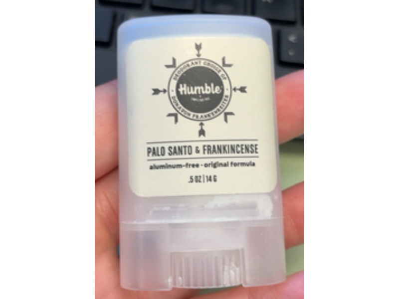 Humble Simple And True Deodorant, Palo Santo & Frankincense, 0.5 oz/14 g