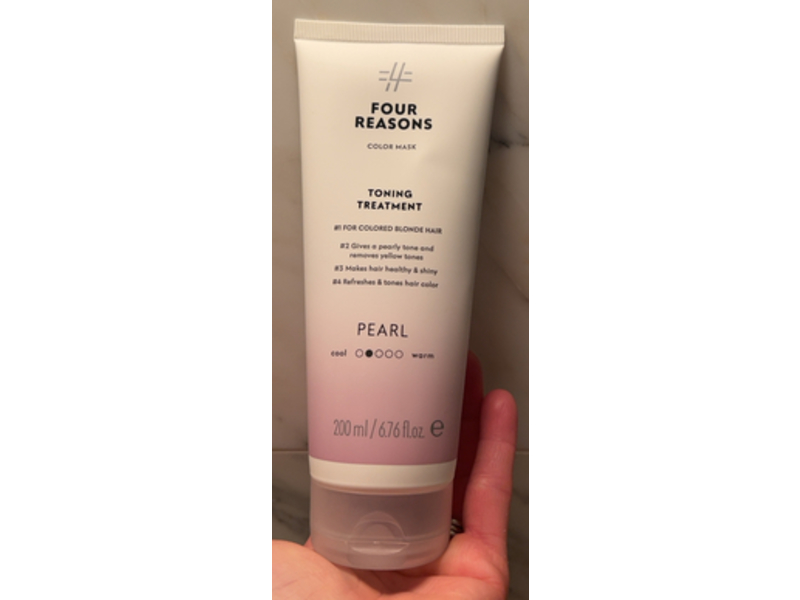Four Reasons Color Mask Toning Treatment, Pearl, 6.76 fl oz/200 mL
